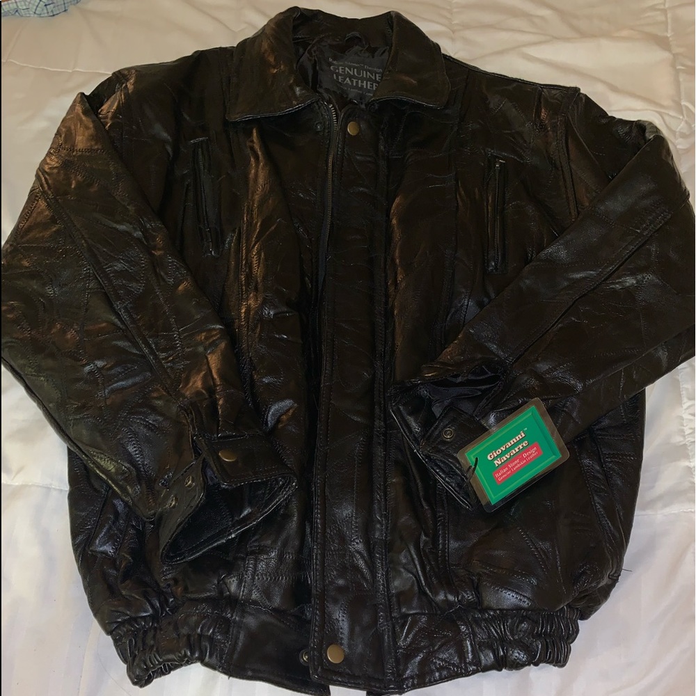 Giovanni Navarre leather jacket